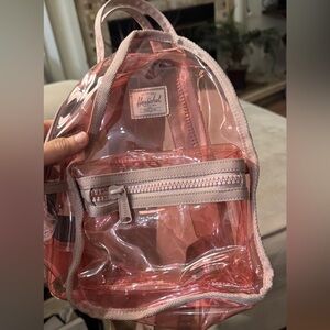 Herschel Supply Company Pink Clear Mini Backpack